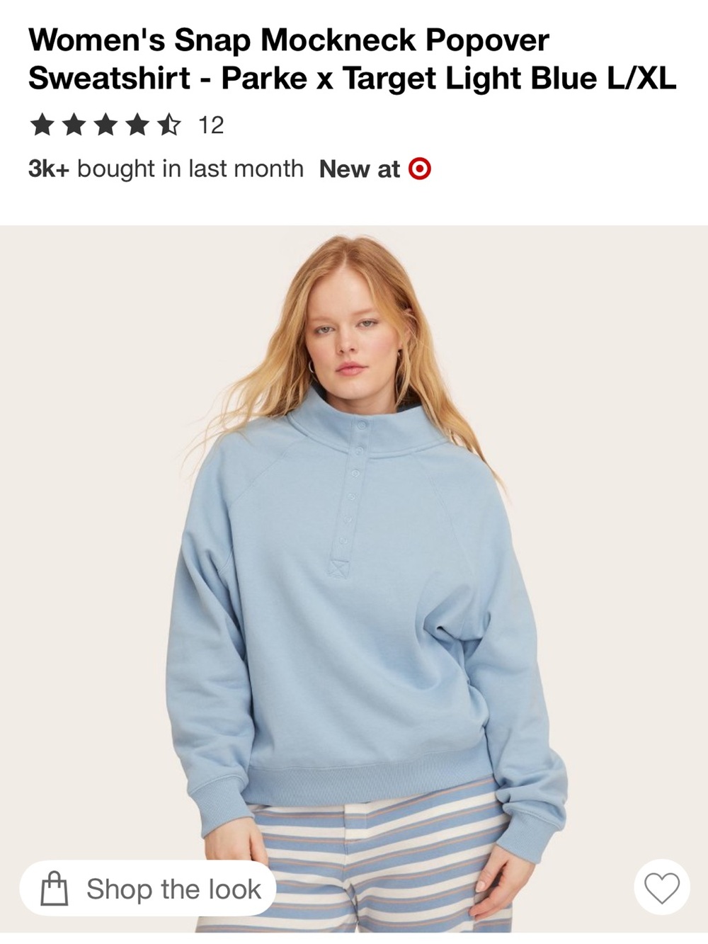 Parke x target mock neck